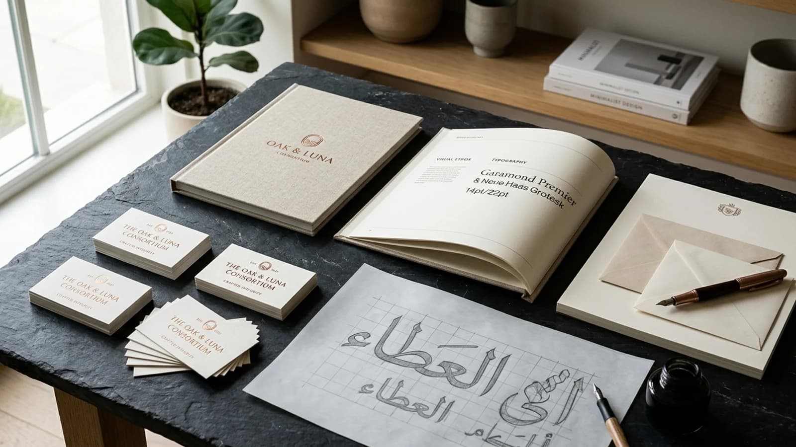 تطبيقات دليل العلامة ونظام التصميم المتكامل في سفن لاند